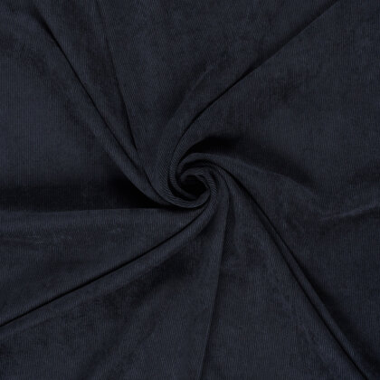 Feincord Stretch *Mila* Uni - dunkelblau