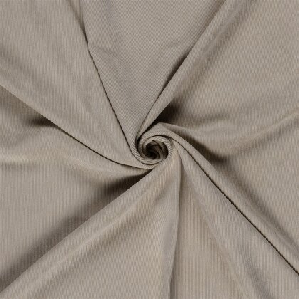 Feincord Stretch *Mila* Uni - natur