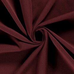 Gabardine Bi-Stretch Uni - dunkelweinrot