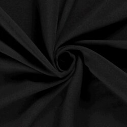 Gabardine Bi-Stretch Uni - schwarz