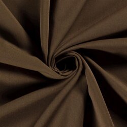 Gabardine Bi-Stretch Uni - schokolade