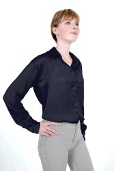 Satin "Duchesse" Uni - nachtblau