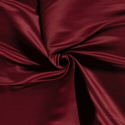Satin "Duchesse" Uni - weinrot
