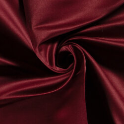 Satin "Duchesse" Uni - weinrot