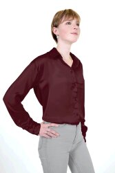 Satin "Duchesse" Uni - weinrot