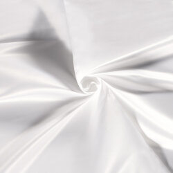 Satin "Duchesse" Uni - weiß