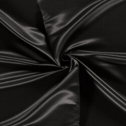 Satin "Duchesse" Uni - schwarz