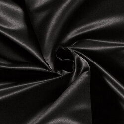 Satin "Duchesse" Uni - schwarz