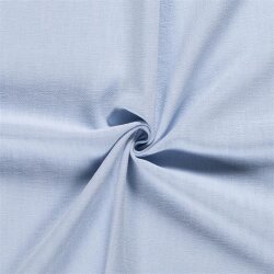 Leinen Stoff *Lara* vorgewaschen Uni - eisblau