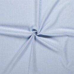 Leinen Stoff *Lara* vorgewaschen Uni - eisblau