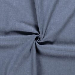 Leinen Stoff *Lara* vorgewaschen - schattenblau