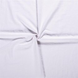 Leinen Stoff *Lara* vorgewaschen – weiss