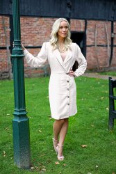 Leinen Stoff *Lara* vorgewaschen Uni - creme