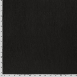 Leinen Stoff *Lara* vorgewaschen Uni – schwarz