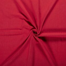 Leinen Stoff *Lara* vorgewaschen - rot