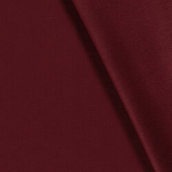 French Terry Premium *Marie* Uni - weinrot