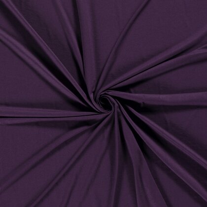 Viskose Jersey Medium Uni – aubergine