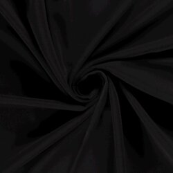 Crêpe Moss Uni – schwarz