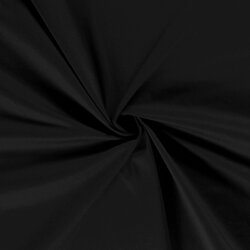 Baumwollköper Stretch Uni - schwarz