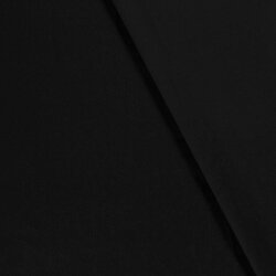 Baumwollköper Stretch Uni - schwarz