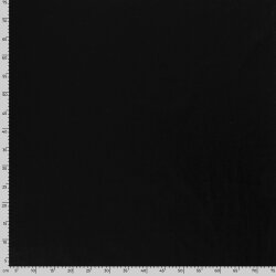 Baumwollköper Stretch Uni - schwarz