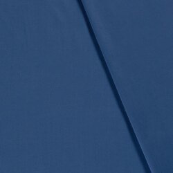 Polyester Baumwoll Mix Uni - königsblau