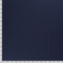 Polyester Baumwoll Mix Uni - dunkelblau