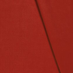 Polyester Baumwoll Mix Uni - rot