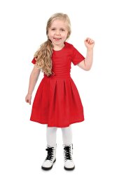 Polyester Baumwoll Mix Uni - rot