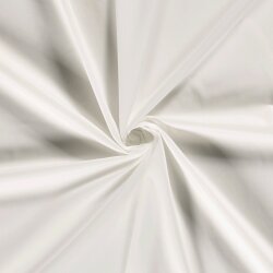Polyester Baumwoll Mix Uni - creme - weiß