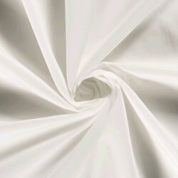 Polyester Baumwoll Mix Uni - creme - weiß