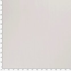 Polyester Baumwoll Mix Uni - creme - weiß