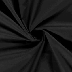 Polyester Baumwoll Mix - schwarz
