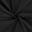 Polyester Baumwoll Mix Uni - schwarz