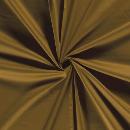 Stretch Baumwollsatin *Marie* Uni - dunkelcurry