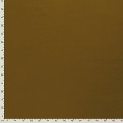 Stretch Baumwollsatin *Marie* Uni - dunkelcurry
