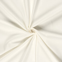 Stretch Baumwollsatin *Marie* Uni - elfenbein