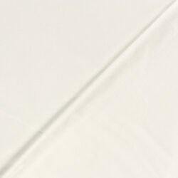 Stretch Baumwollsatin *Marie* Uni - elfenbein