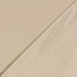 Stretch Baumwollsatin *Marie* Uni - hellbeige