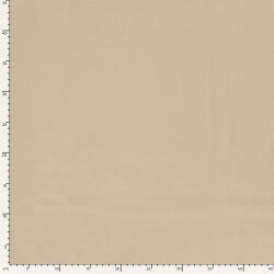 Stretch Baumwollsatin *Marie* Uni - hellbeige