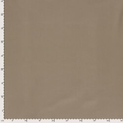 Stretch Baumwollsatin *Marie* Uni - dunkelbeige