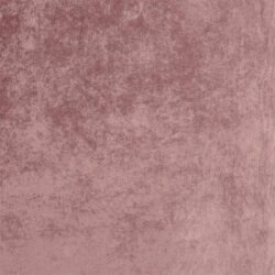 Stretchsamt Nicki Uni - altrosa