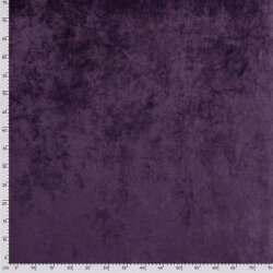 Stretchsamt Nicki - dunkelviolett