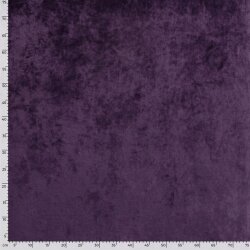 Stretchsamt Nicki Uni - dunkelviolett
