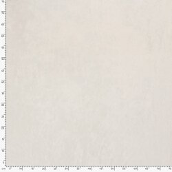 Stretchsamt Nicki Uni - wollweiss