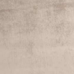 Stretchsamt Nicki Uni - beige