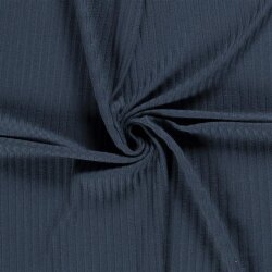 Rippenjersey *Lara* - indigo