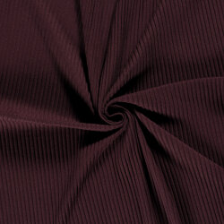 Rippenjersey *Lara* Uni - weinrot