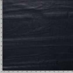 Glattes Lederimitat Stretch Uni – dunkelblau