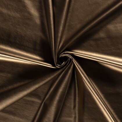 Glattes Lederimitat Stretch Uni – bronze